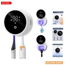 LED Smart UV Toothbrush Holder with Auto-Inductive Cover for Modern Homes - $61.33