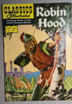 Classics Illustrated #7 Robin Hood (Hrn 126) Australian Comic Vg++ - £19.77 GBP