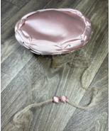 Vintage Pink Satin Hat with Veil Women&#39;s - $19.99