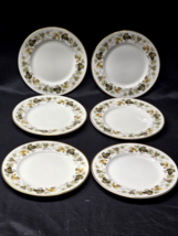 Vintage ROYAL DOULTON 8&quot; Salad Plate LARCHMONT Pattern - Set Of 6 - England - $26.52