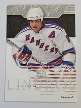 2004 Eric Lindros Upper Deck Sp Authentic Nhl Hockey Card # 58 New York Rangers - $4.99