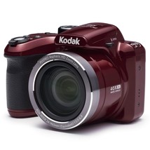 Kodak AZ401RD Point &amp; Shoot Digital Camera with 3&quot; LCD, Red - £172.99 GBP