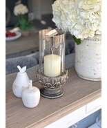 Dark Grey Ceramic Glass Hurricane - €31,41 EUR