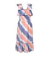 Jessica Simpson Girls&#39; M (10/12) ~ Ruched Bodice ~ Ruffle Trim ~ Tie Dye... - $534.05 MXN