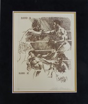 Leroy Neiman &quot;Rounds X &amp; XI&quot; Hand Signed &amp; #&#39;d Ali-Frazier Suite 1972 Et... - $886.05