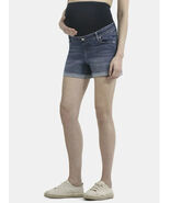 TIME and TRU WOMENS Maternity Roll Cuffs Shorts M 8 10 Short Medium Deni... - $15.03