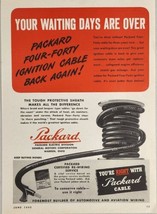 1945 Print Ad Packard Four-Forty Ignition Cables GM Corp Warren,Ohio - £13.94 GBP