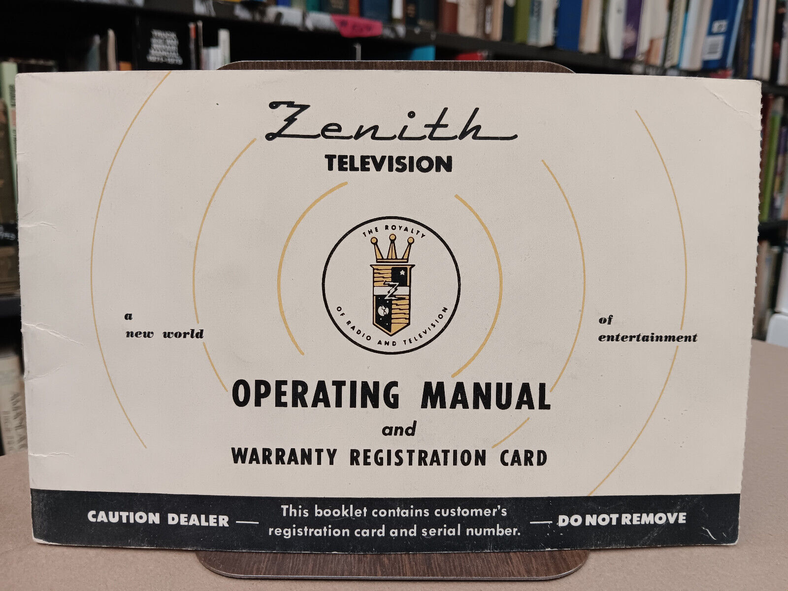 Zenith Television Owner's Operating Manual 1950s 17Yxx and U Models - £14.49 GBP