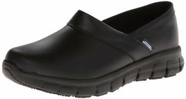 NEW Skechers for Work Womens Relaxed Fit Slip Resistant Shoe 76542/BLK Size 8.5 - £47.30 GBP