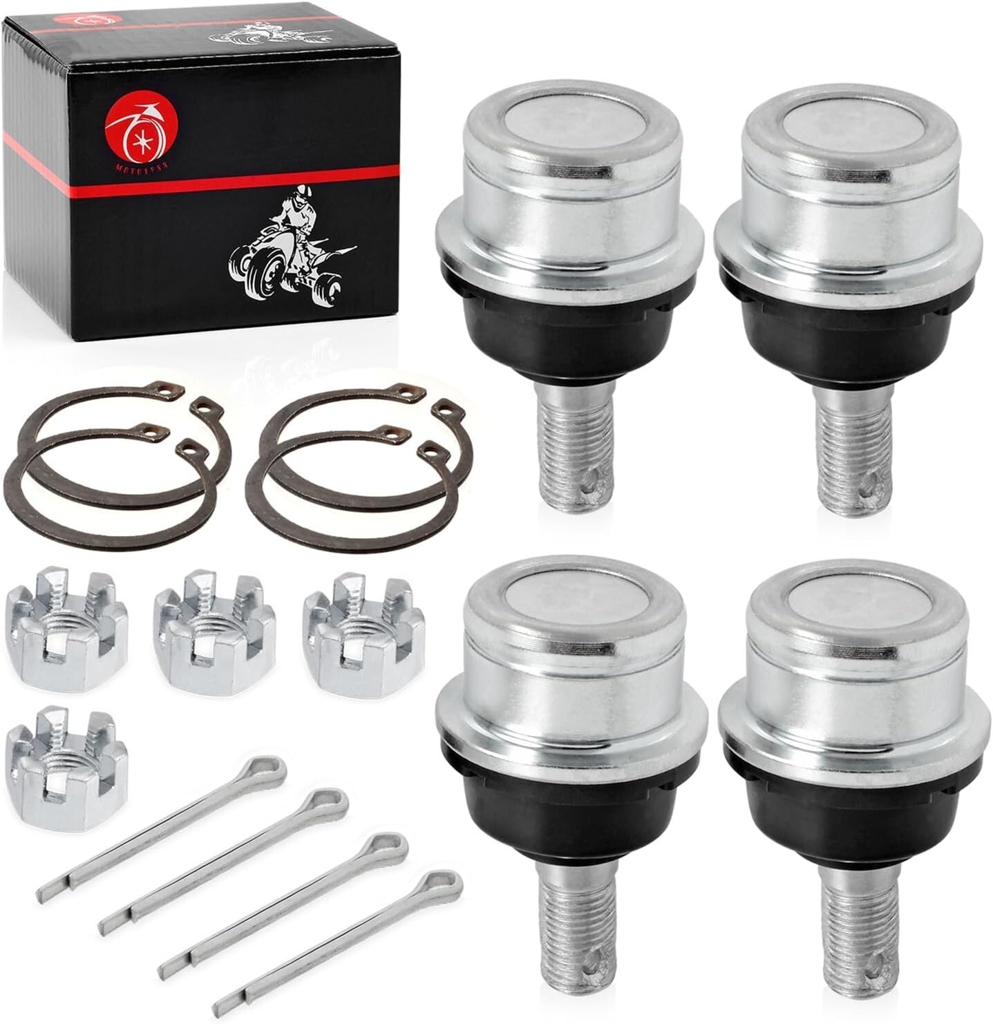 4pcs Ball Joint kit for Grizzly 350 400 450 Big Bear 400 Kodiak 450 400 Bruin 35 Item image 6