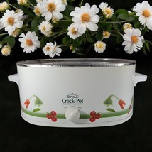 Rival Crock-Pot REPLACEMENT BASE 3760 Oval 3.5 Qt Slow Cooker With Flora... - $19.09