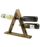 Wooden Triangle Wine Rack/Creative Home Wine Holder Shelf Cabinet/Bottle... - £22.75 GBP