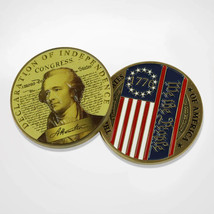 4 Coin 1 Pin Boxed Set Hamilton Franklin Washington Jefferson Challenge Coin - £79.08 GBP