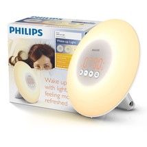 Philips SmartSleep Wake-Up Light Therapy Alarm Clock with Sunrise Simulation, Wh - £69.21 GBP