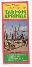 Tarpon Springs Brochure Explore Florida&#39;s Most Unique City 1960&#39;s - £14.07 GBP