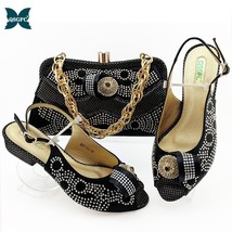 Lastest Fashion Ladies Italian design Shoe and Bag Set Italian Shoe with Matchin - £85.39 GBP