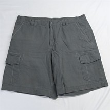 Columbia 42 x 10&quot; Dark Gray Cotton Cargo Shorts - £14.08 GBP
