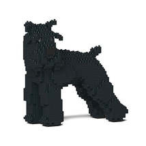 Standard Schnauzer Dog Sculptures (JEKCA Lego Brick) DIY Kit - £58.21 GBP