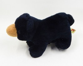 Folkmanis Mini Black Bear Finger Puppet 5 Inch Stuffed Animal Plush - £8.59 GBP