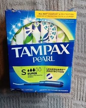 Tampax Pearl Tampons With Plastic Applicators Super/ Unscented (ZZ27) - $13.12