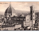 La Cattedrale Cathedral Firenze Florence Italy UNP DB Postcard D20 - $2.92