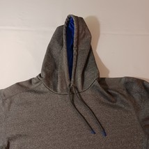 Tek Gear DryTek Men’s Gray Drawstring Pullover Hoodie Sweatshirt Size Medium image 4