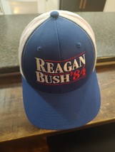 Reagan Bush 84 Hat Embroidered Trucker Hat Snapback Campaign Hat Basebal... - $9.99