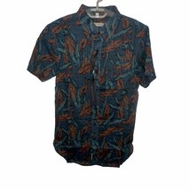 NWT Men&#39;s Nifty Genius Short Sleeve Tropical Shirt XS Button Down - $173.02 MXN