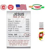 100 Multicolor Mini Gospel Tracts - Jesus Paid It All NKJV for Outreach - $29.22 CAD