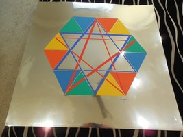 Yaacov Agam &quot;Star of David-Abstract Illusionism&quot; 1979 Hand Signed Screen... - £760.71 GBP