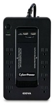 CyberPower 8-Outlet 650VA PC Battery Back-Up System and Surge Protector - £107.76 GBP