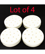 4 PACK 500 pc 4&quot; Round Perforated Patty Paper Liner Hamburger Mold Press... - $25.34 CAD