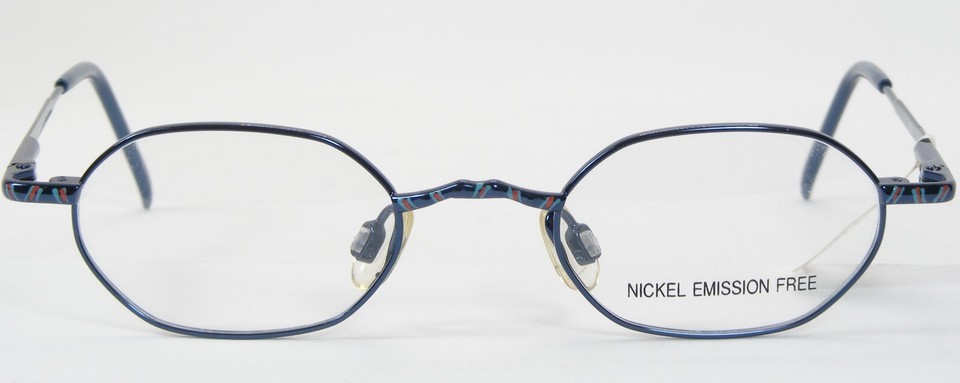 Vintage Opdo 5110-2 Blue / Red UNIQUE EYEGLASSES GLASSES METAL FRAME 40-19-125mm Item image 2