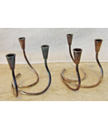 Pair of Vintage Carl Christensen Danish Sterling Silver Candlesticks - €283,88 EUR