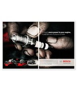 Bosch Spark Plugs Energy Can&#39;t Hide Light &#39;em Up 2010 2-Page Print Magaz... - £9.81 GBP