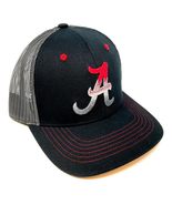 University of Alabama Crimson Tide Gradient Fade A Logo Flat Bill Mesh T... - £27.60 GBP