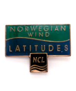 VTG Norwegian Wind Latitudes NCL Cruise Line Enamel Pin Souvenir Blue Gr... - €8,55 EUR