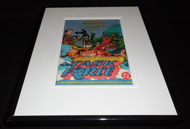 Justice League Task Force 1994 DC 11x14 Framed ORIGINAL Advertisement - £39.10 GBP