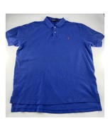 Ralph Lauren Polo Shirt Mens Extra Large Blue Short Sleeve Cotton Golf P... - $30.56 CAD