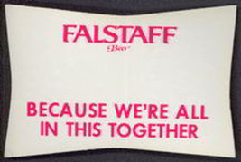 Cloth Falstaff Beer Sticker - £3.19 GBP