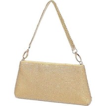 Rhinestone Evening Bag Clutch Purse Glitter Sparkly Crossbody Shoulder S... - £14.54 GBP