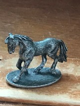 2008 Going Places Marked Miniature Pewter Horse Mustang Figurine – 1 and 3/8th’s - $9.49