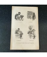 1877 Ancient Warlike Pursuits Occupations Armorer Musketeer Warder Vinta... - €7,70 EUR