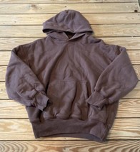 YZY Women’s Hoodie Heavy Weight  Sweatshirt Size L Brown S2 - £51.25 GBP