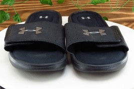 Under Armour Size 11 M Black Slide Synthetic Men Shoes - $19.75