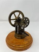 Steam Engine Miniature, Uniquely machined by hand, Vintage - £130.18 GBP