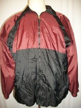 JG Hook Men&#39;s Windbreaker Zipper Sport Track Jacket Since Large Black Bu... - $49.99