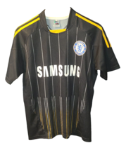 Chelsea Football Club Youth Jersey Sz 16  Soccer Black Gold Samsung #5 C... - $402.29 MXN