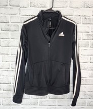 adidas Designed-2-Move Track Jacket  black/white Size Large- Juniors 14 - £10.79 GBP