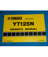 1985 85 YAMAHA YT125 YT 125 OWNER&#39;S OWNER SERVICE MANUAL - €20,52 EUR
